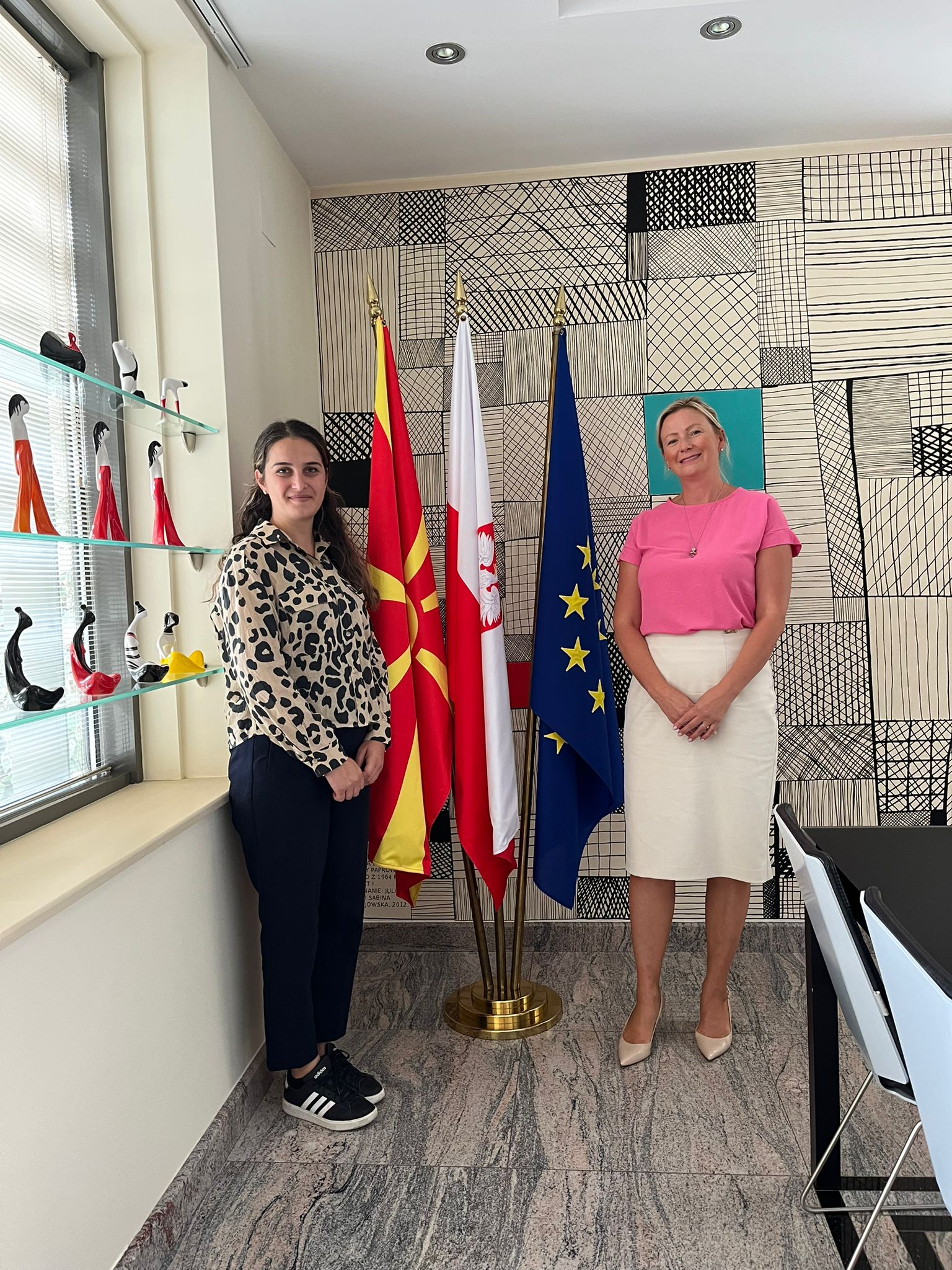 Library Team Visit to the Embassy of Poland